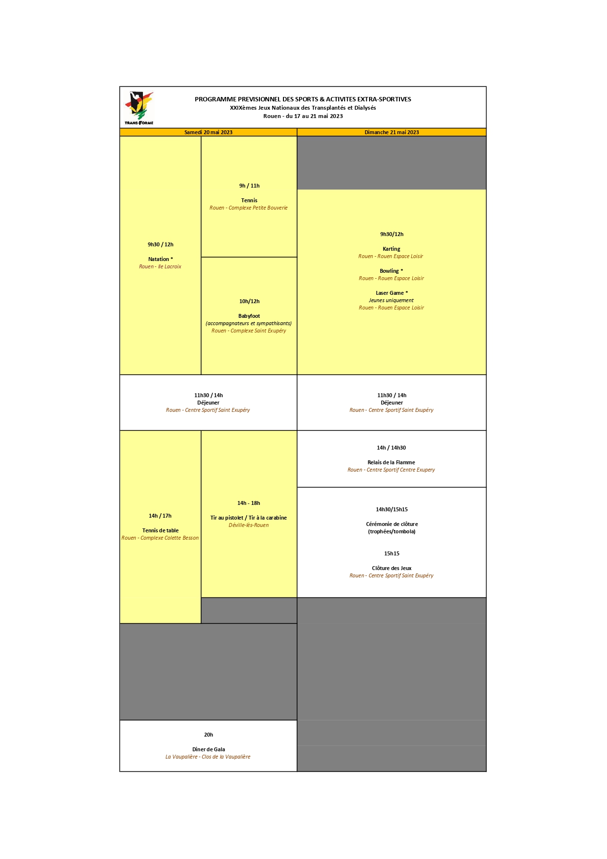 Programme des sports et activites extra sportives JNTD 2023 page 0002